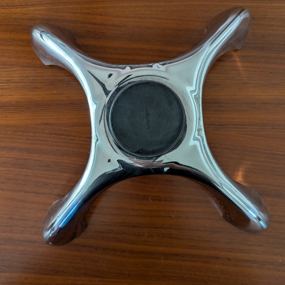 Stelton Stainless X-30 4 Lights Candle Holder Centerpiece 14.5" Large Dish - Picture 6 of 9